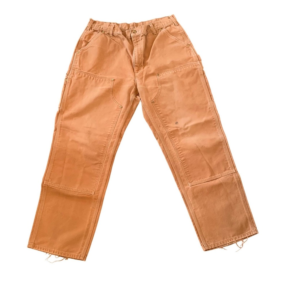 Carhartt B01 Work‎ Pants Mens Distressed Workwear Vintage Style USA 38 32 - Picture 6 of 11